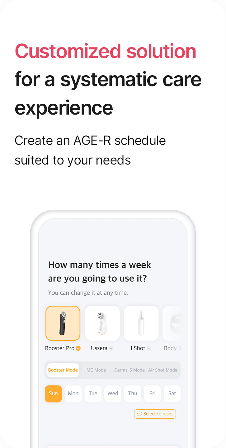 Customized solution for a systematic care experience